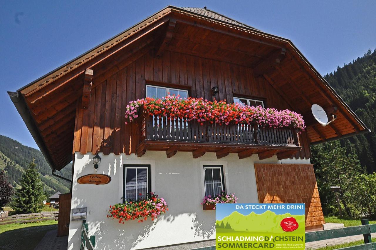 Landhaus Riesneralm Donnersbachwald Bagian luar foto